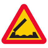 A6 Varning för bro skylt