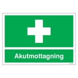 Akutmottagning skylt