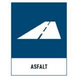 Asfallt skylt