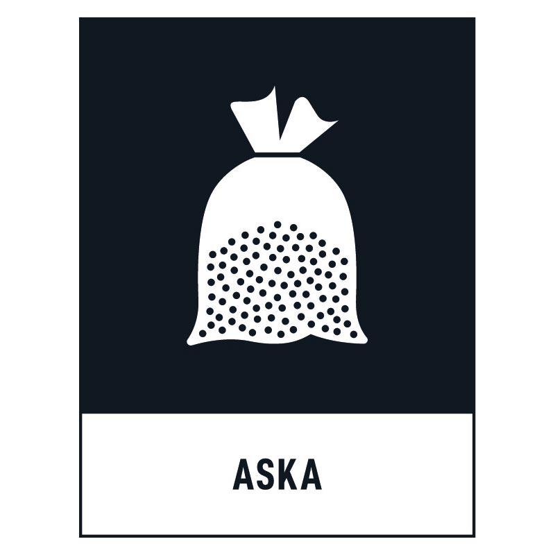 Aska-skylt Aska skylt