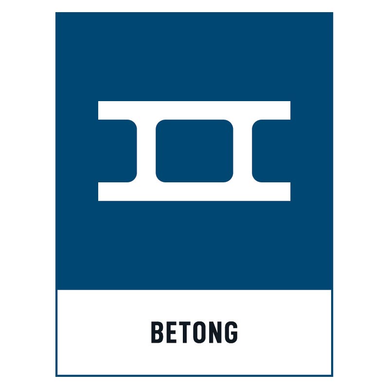 Betong-skylt Betong skylt