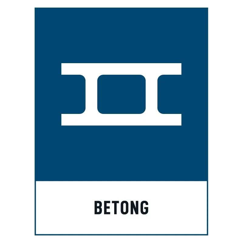 Betong-skylt Betong skylt