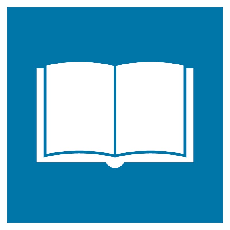 Bocker-skylt Böcker piktogram skylt