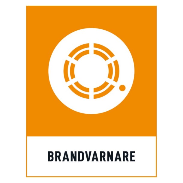 Brandvarnare skylt