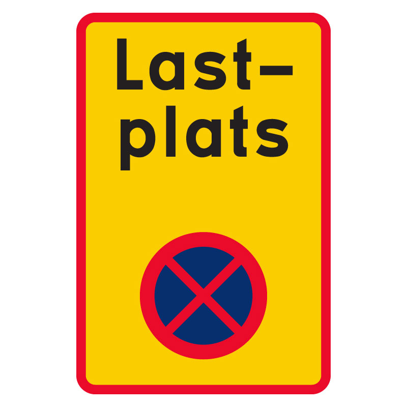 C40 Ändamålsplats skylt