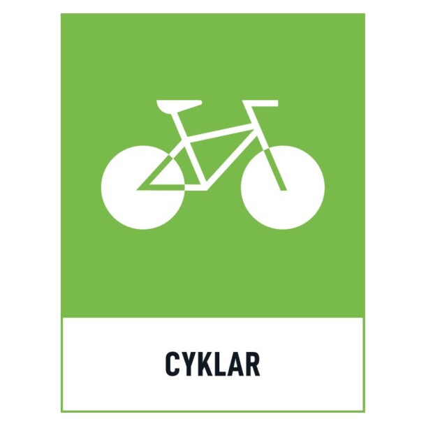 Cyklar skylt