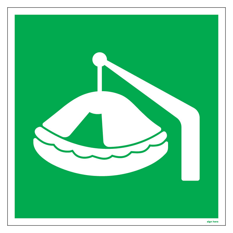 E039 E039 Livräddningsflotte skylt