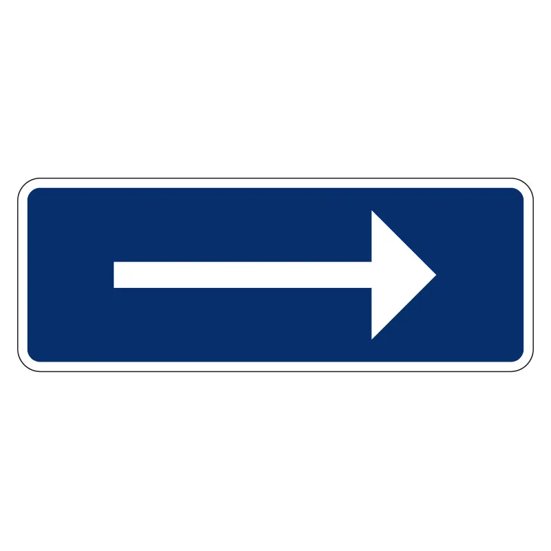 E16-Enkelriktad-trafik-skylt E16 Enkelriktad trafik skylt