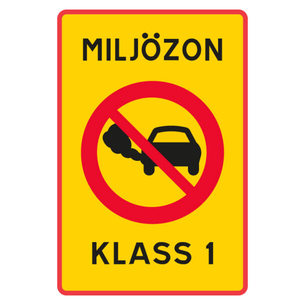 E31 Miljözon skylt