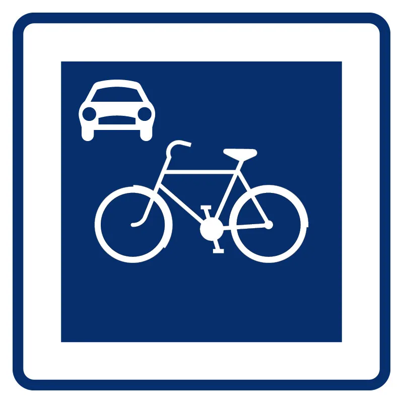 E33 Cykelgata skylt