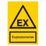 EX Explosionsrisk skylt