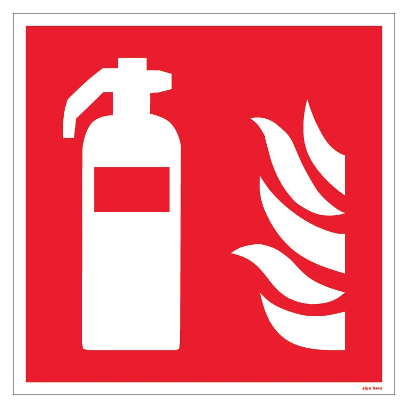F001 Brandsläckare skylt