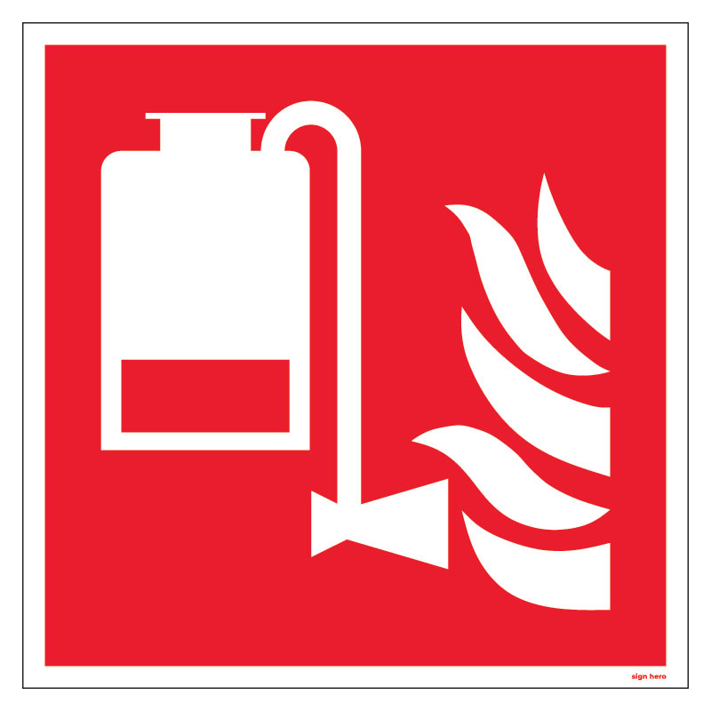 F010 F010 Portabel skumsläckarenhet skylt