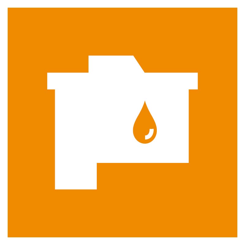 Fargpatroner-skylt Färgpatroner piktogram skylt