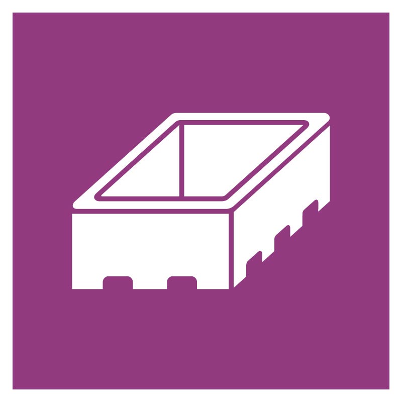 Frigolit piktogram skylt