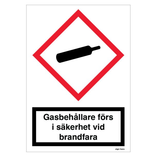 Gasbehållare-förs-i-säkerhet-vid-brandfara-skylt-GHS11