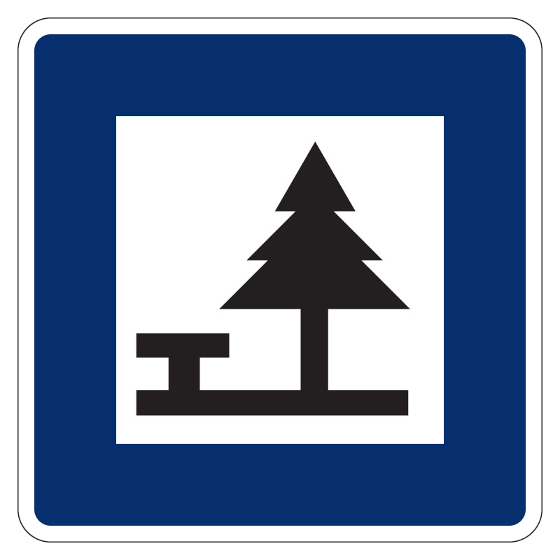 H13-Rastplats-skylt H13 Rastplats skylt