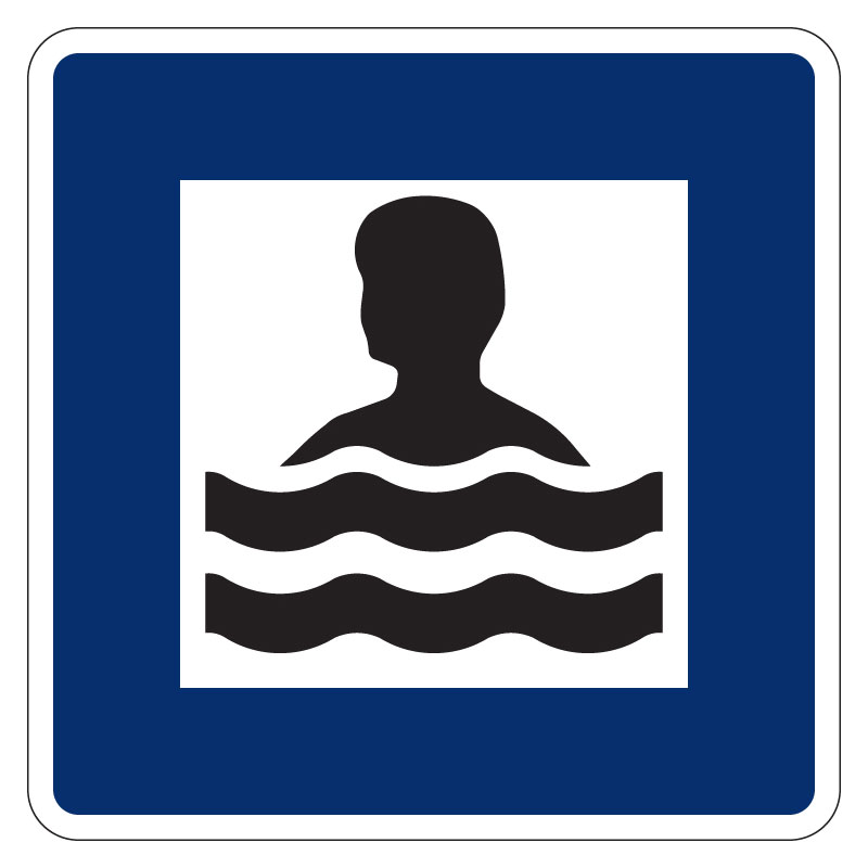 H15-Badplats-skylt H15 Badplats skylt