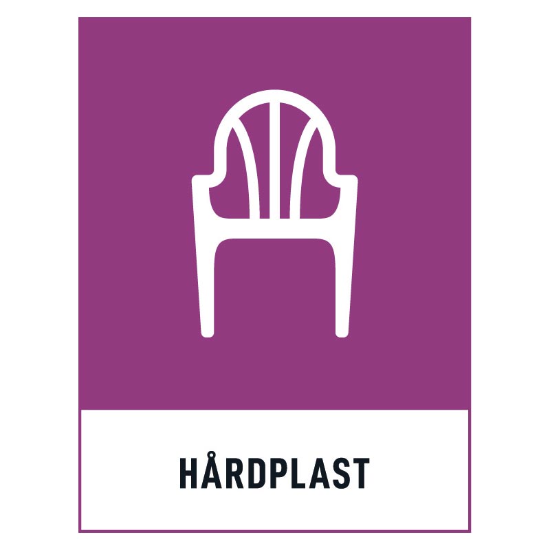 Hardplast-skylt Hårdplast skylt