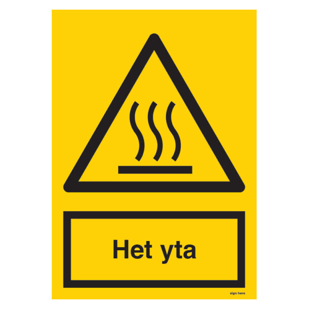 Het yta skylt