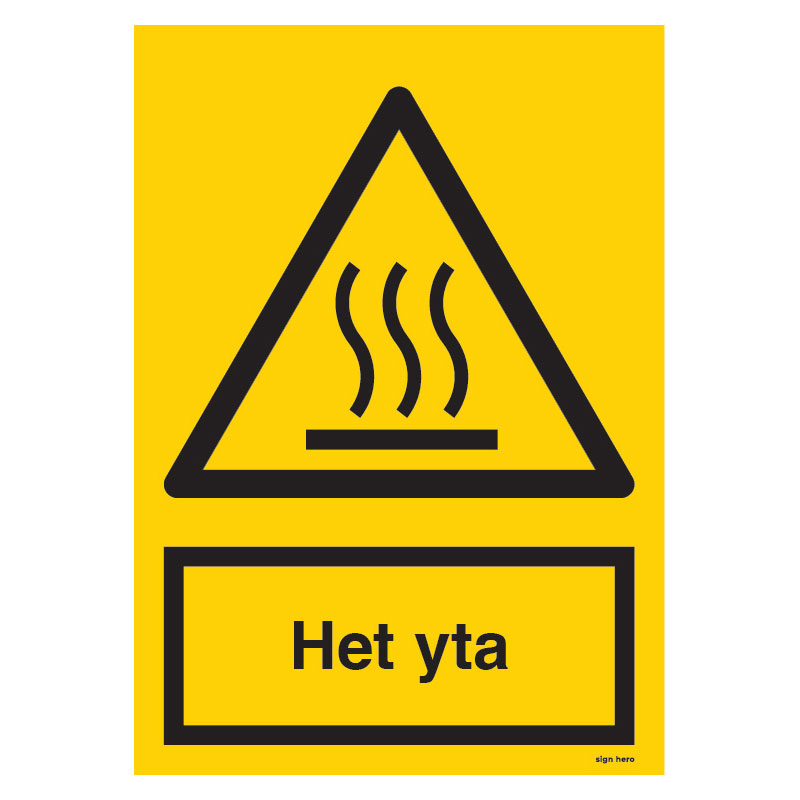 Het yta skylt