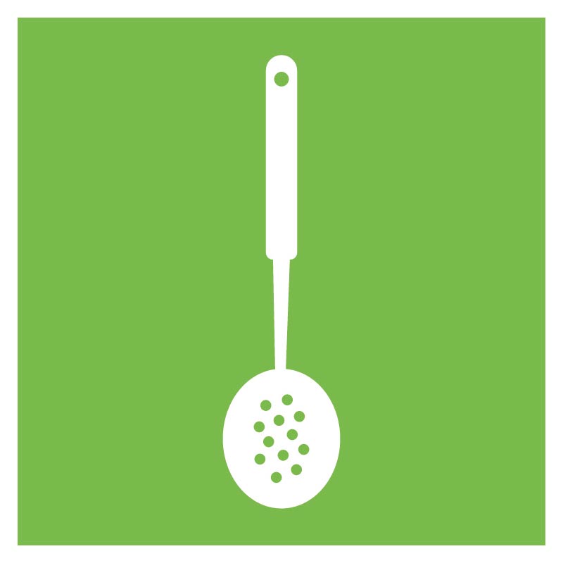 Husgeråd piktogram skylt