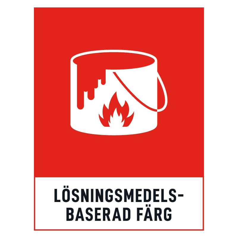 Losningsmedelsbaserad-farg-skylt Lösningsmedelsbaserad färg skylt