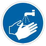 M011 Tvätta händerna skylt