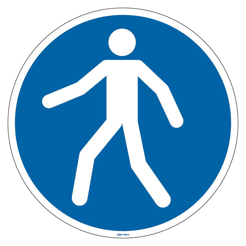 M024 M024 Använd denna gångväg skylt