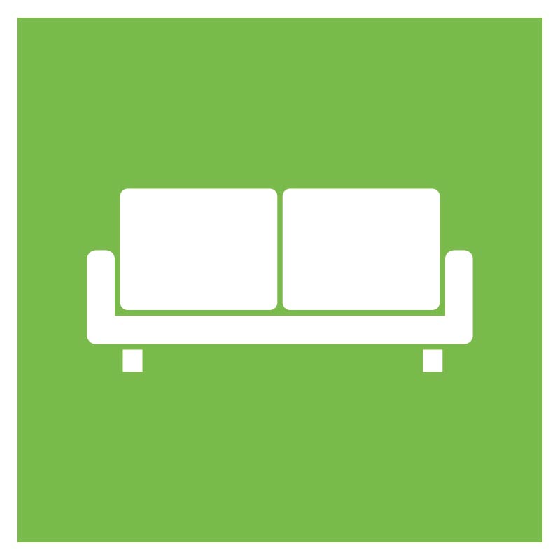 Möbler piktogram skylt