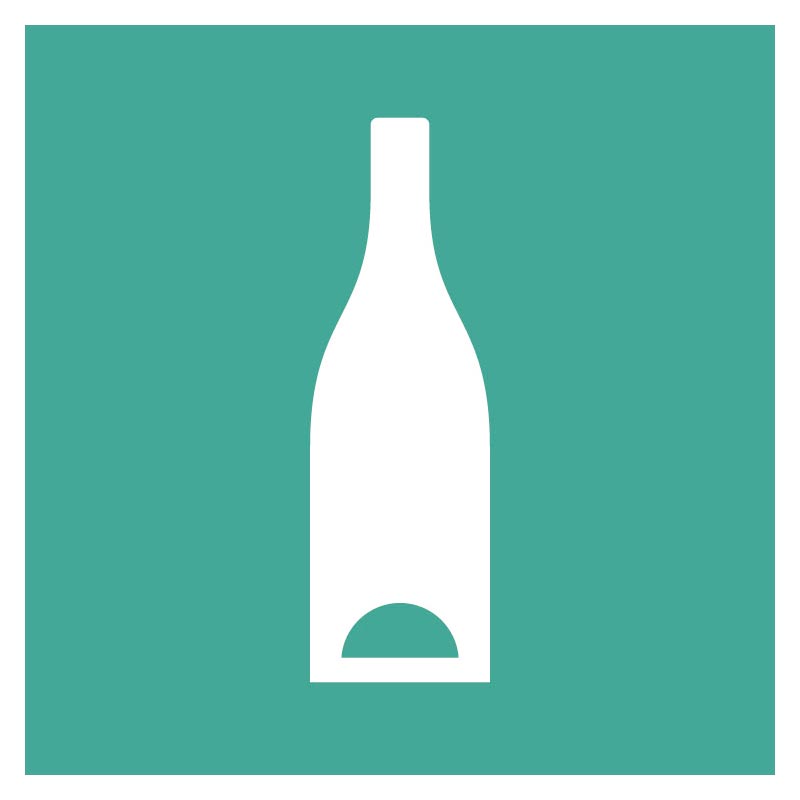 Ofargade-glasforpackningar-skylt Ofargade glasforpackningar piktogram skylt