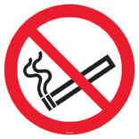 P002 Rökning förbjuden skylt