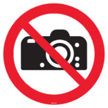 P029 Fotografering förbjuden skylt