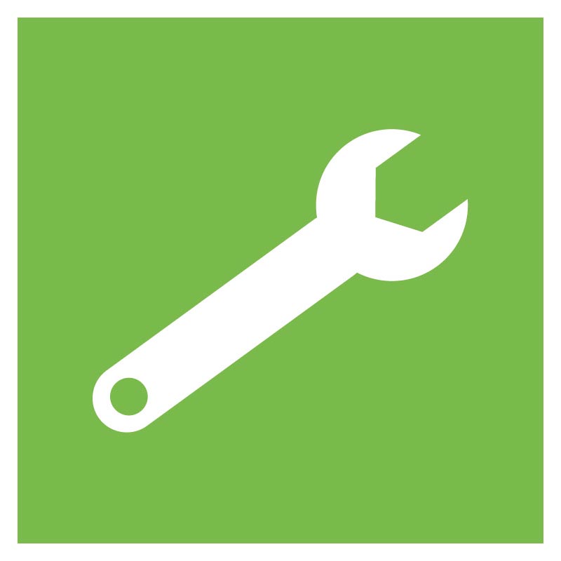 Reparation piktogram skylt