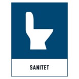 Sanitet skylt