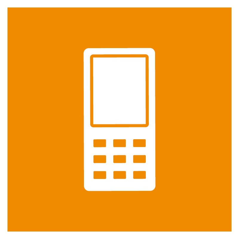 Smaelektronik piktogram skylt