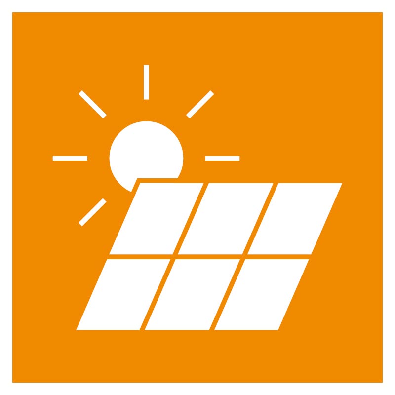 Solpaneler-skylt Solpaneler piktogram skylt