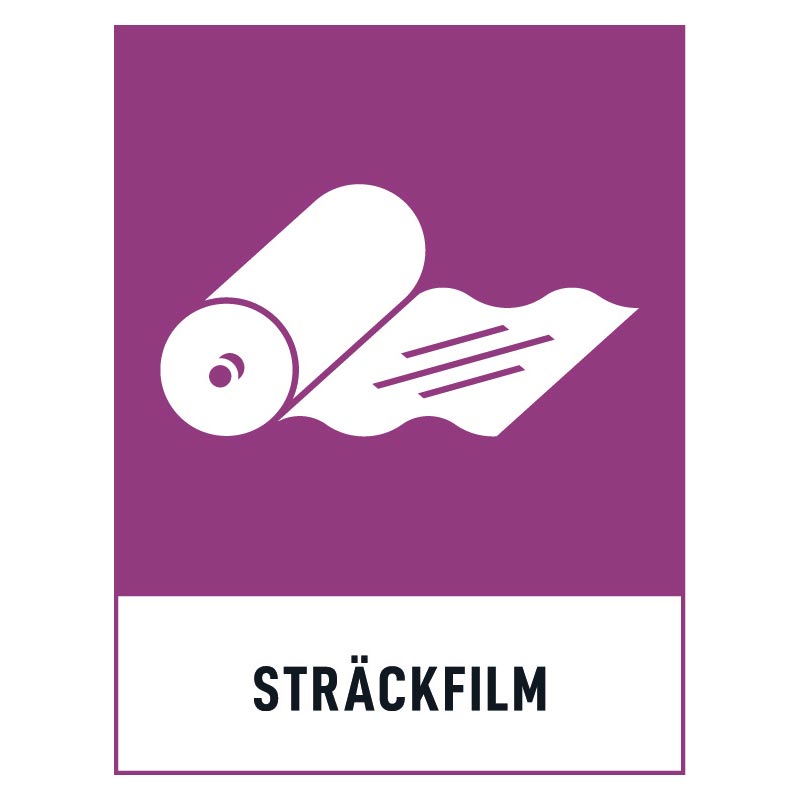 Strackfilm-skylt Sträckfilm skylt