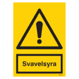 Svavelsyra skylt