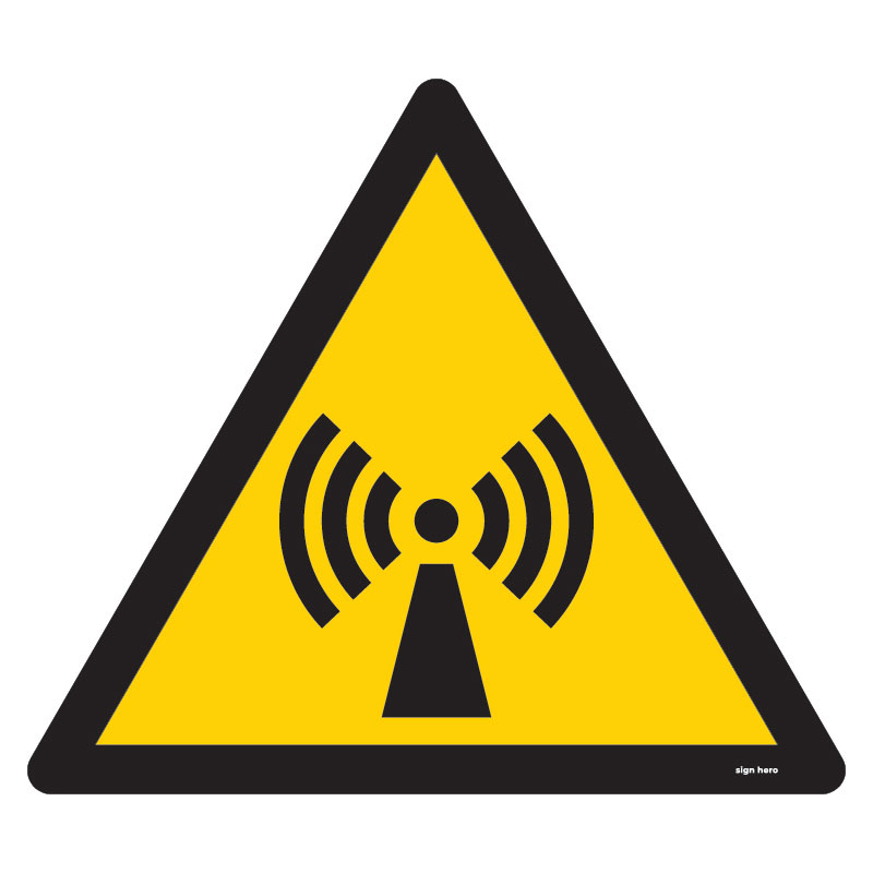 W005 W005 Ej joniserande strålning skylt