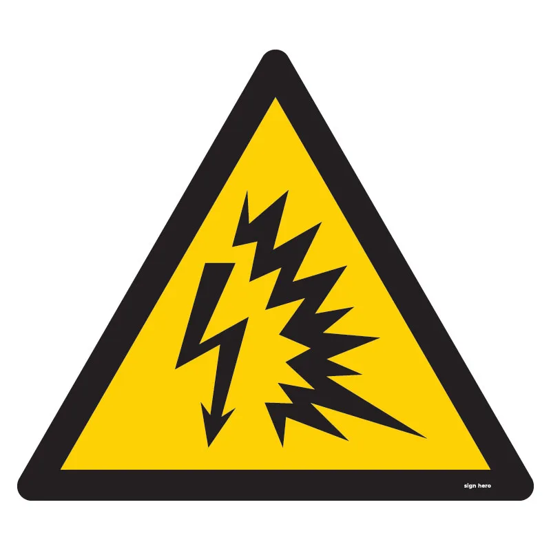 W042 W042 Risk för elektriska ljusbågar skylt