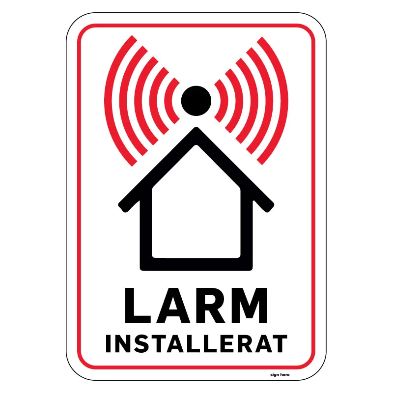 Larm installerat - Sylt för hus