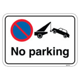 No parking - Parkeringsförbud skylt