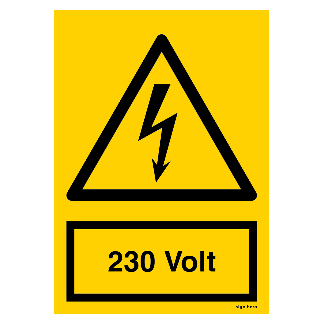 var01-230-Volt-skylt