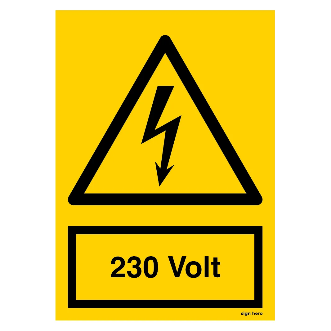 var01-230-Volt-skylt